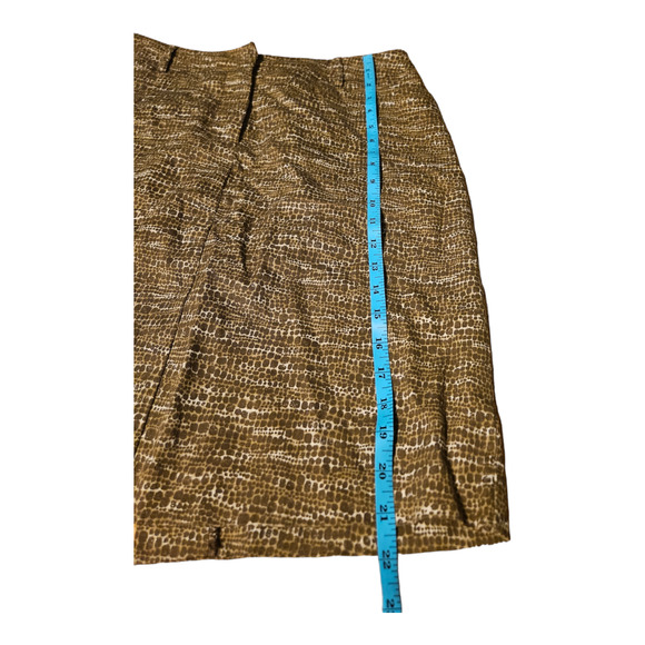 New York & Company Size 6 Snake Print Mini Skirt - Picture 5 of 7